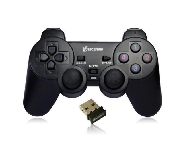 Vakoss Gamepad Wirless PC GP-3925BK Czarny - 1448144 - zdjęcie